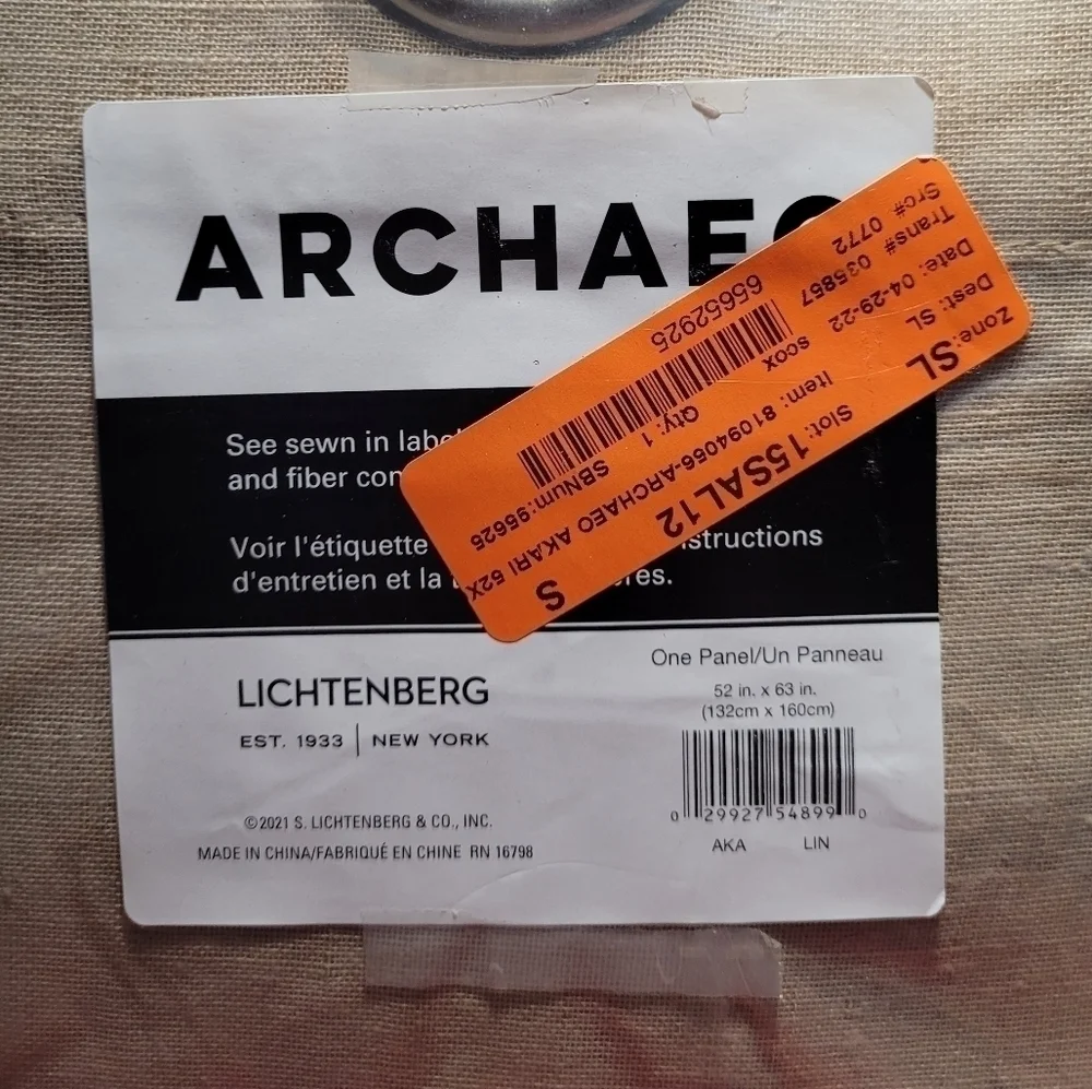 Lichtenberg Archaeo 52 x63 Nwt